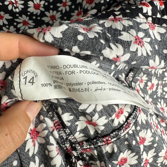 Zara Mini Dress Phoebe Daisy Print Floral Size Small - Picture 8 of 8